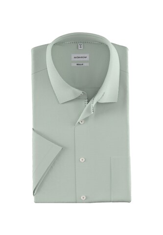 Coupe regular Chemise business SEIDENSTICKER en vert