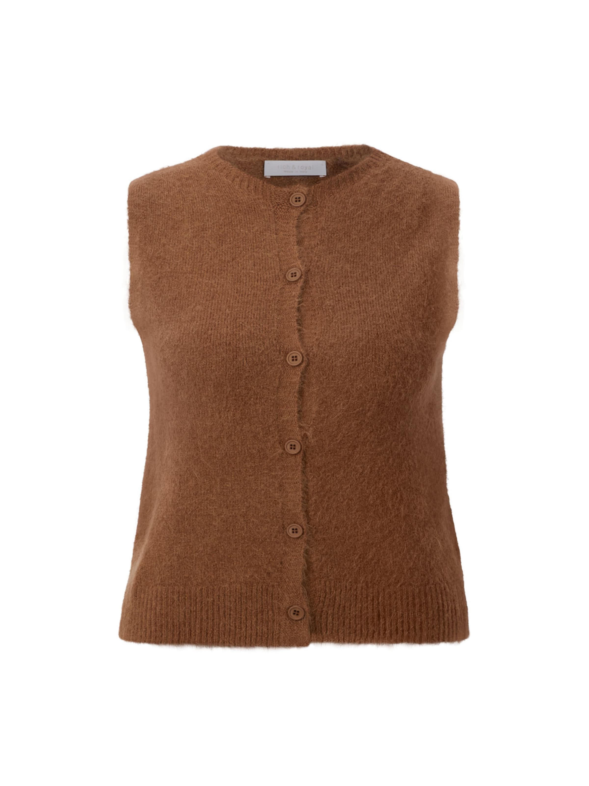 Rich & Royal Vest i brun: forside