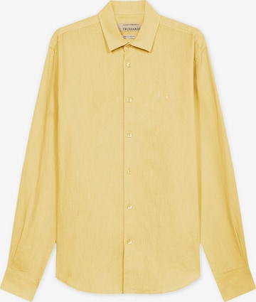 Coupe regular Chemise Trussardi en jaune : devant