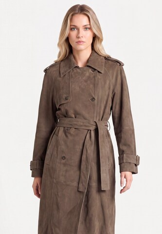 Manteau mi-saison DreiMaster PREMIUM en marron
