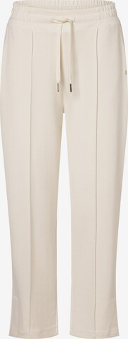 JOOP! Flared Harembroek in Beige: voorkant