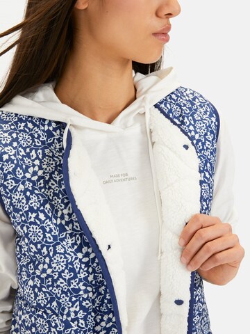 CAMEL ACTIVE Weste mit Blumenprint in Blau
