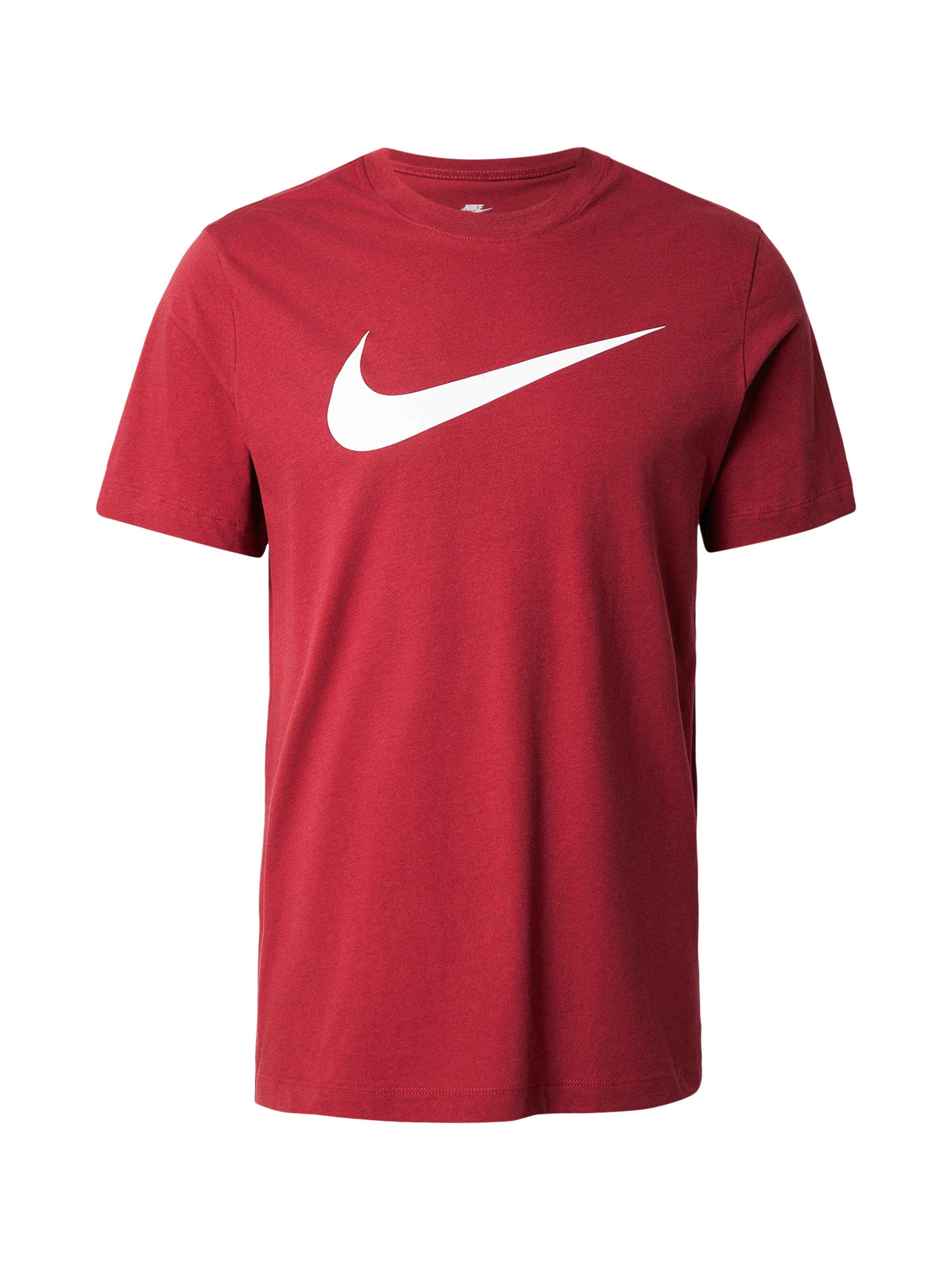 Nike Sportswear T-Shirt 'Swoosh' in rot / weiß, Produktansicht