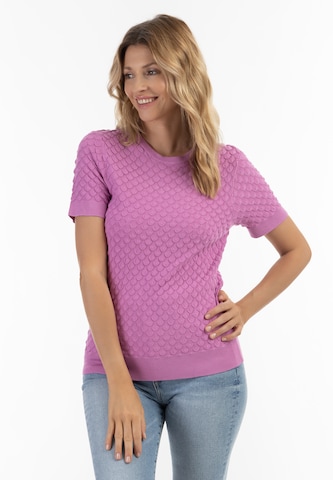 Pull-over Usha en rose : devant