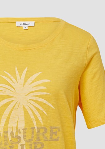 T-shirt s.Oliver en jaune