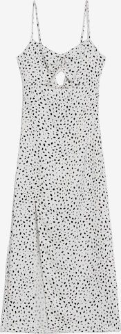 Bershka Summer Dress in White: front