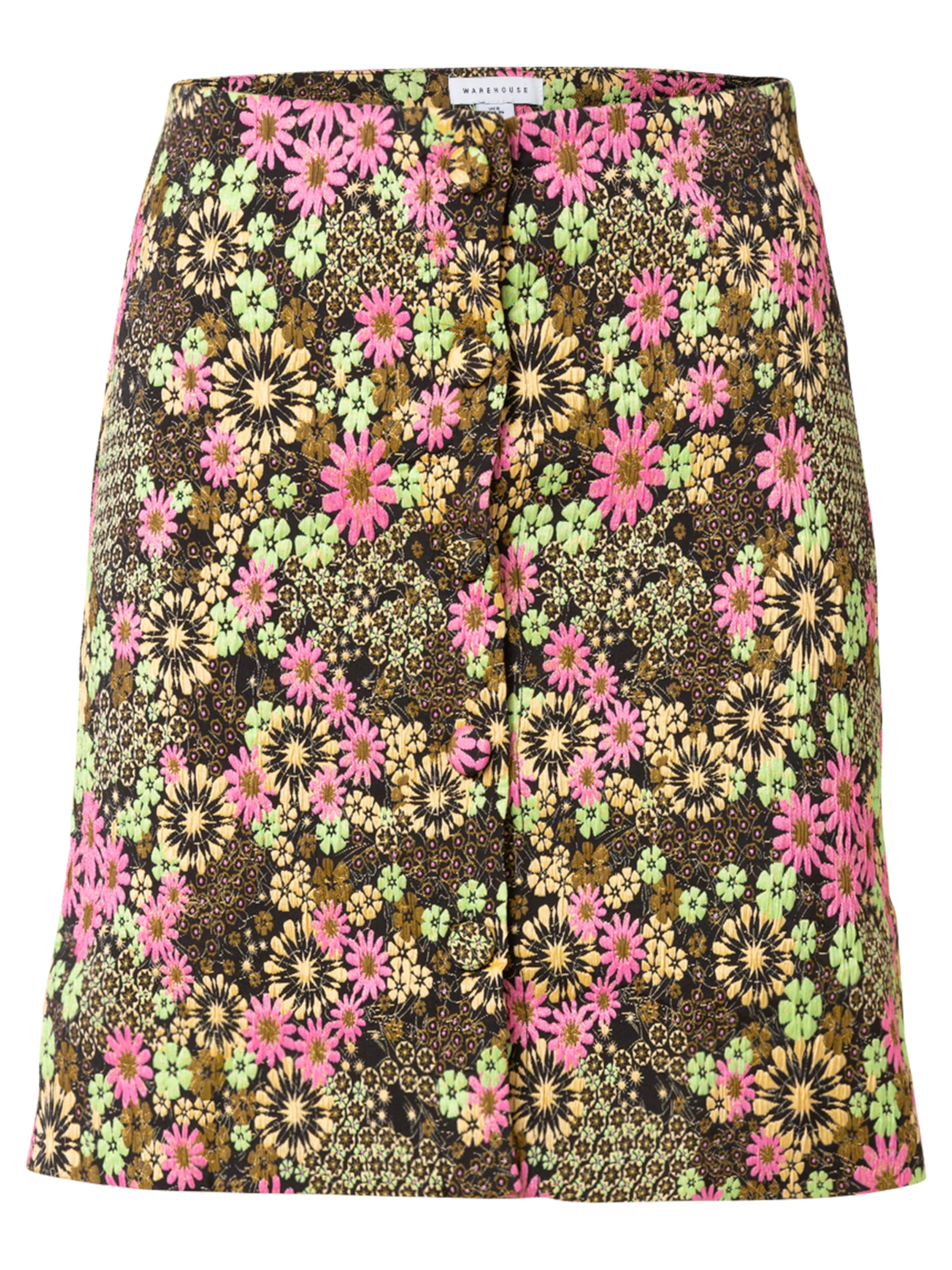 Warehouse Юбка в Смешанный: спереди