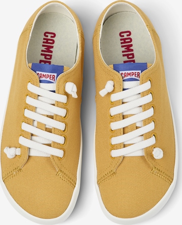 CAMPER Sneakers 'Peu Rambla Vulcanizado' in Yellow: front