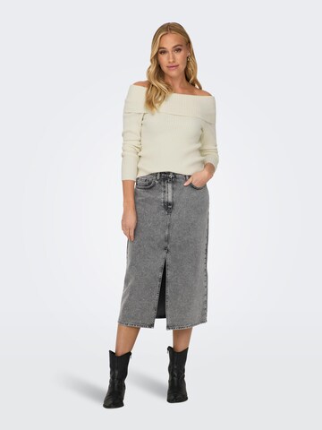 ONLY Sweater 'Katia' in Grey