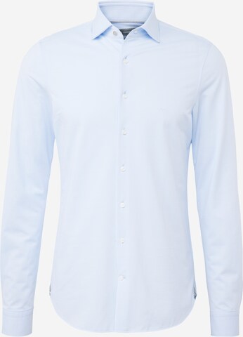 Michael Kors Slim fit Button Up Shirt 'PERFORMANCE' in Blue: front