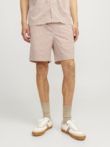 JACK & JONES Loosefit Broek in Beige: voorkant