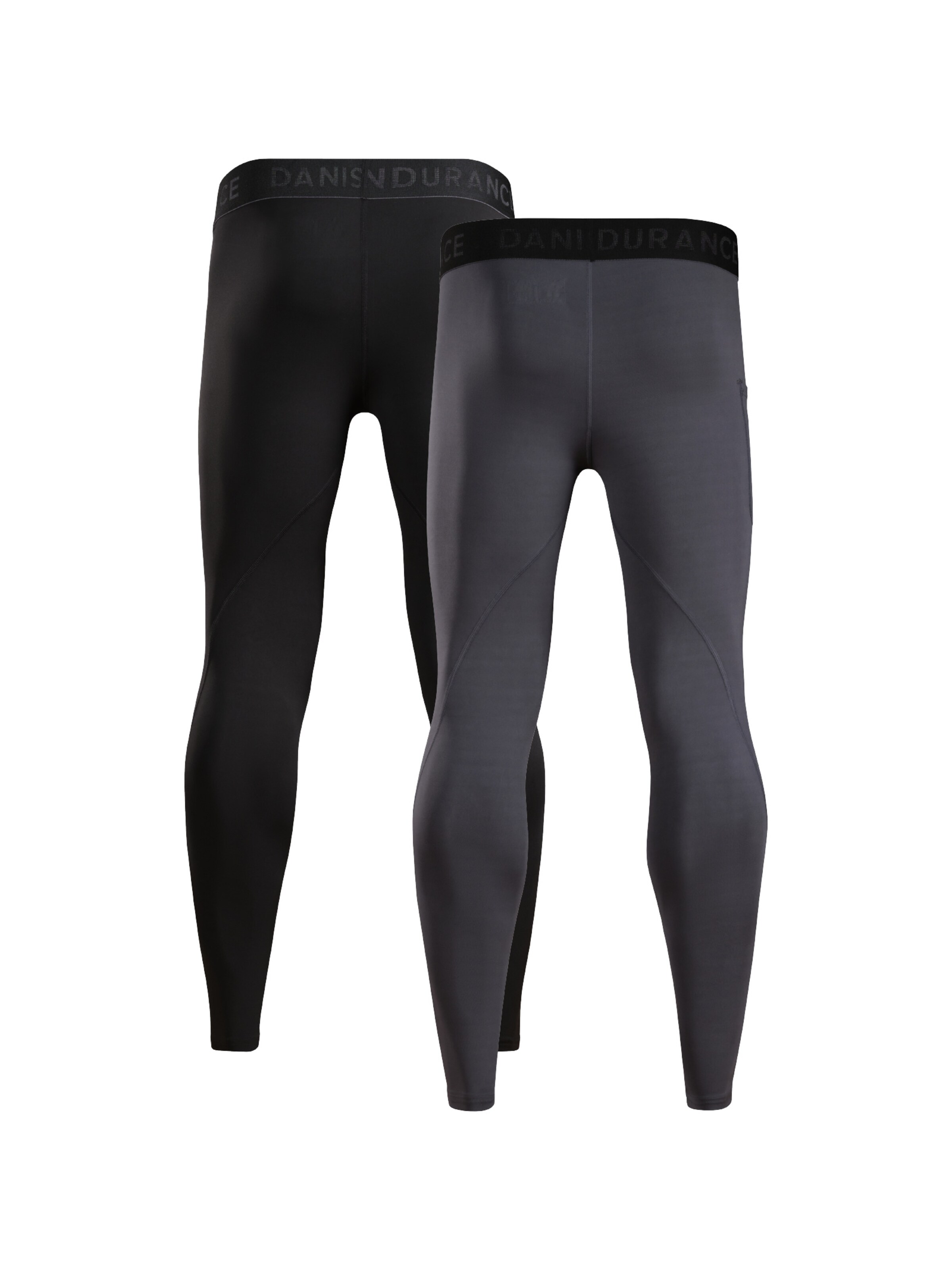 DANISH ENDURANCE Skinny Sporthose 'Compression Tights' in Grau