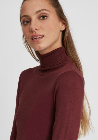 Robes en maille 'Winala' Oxmo en rouge