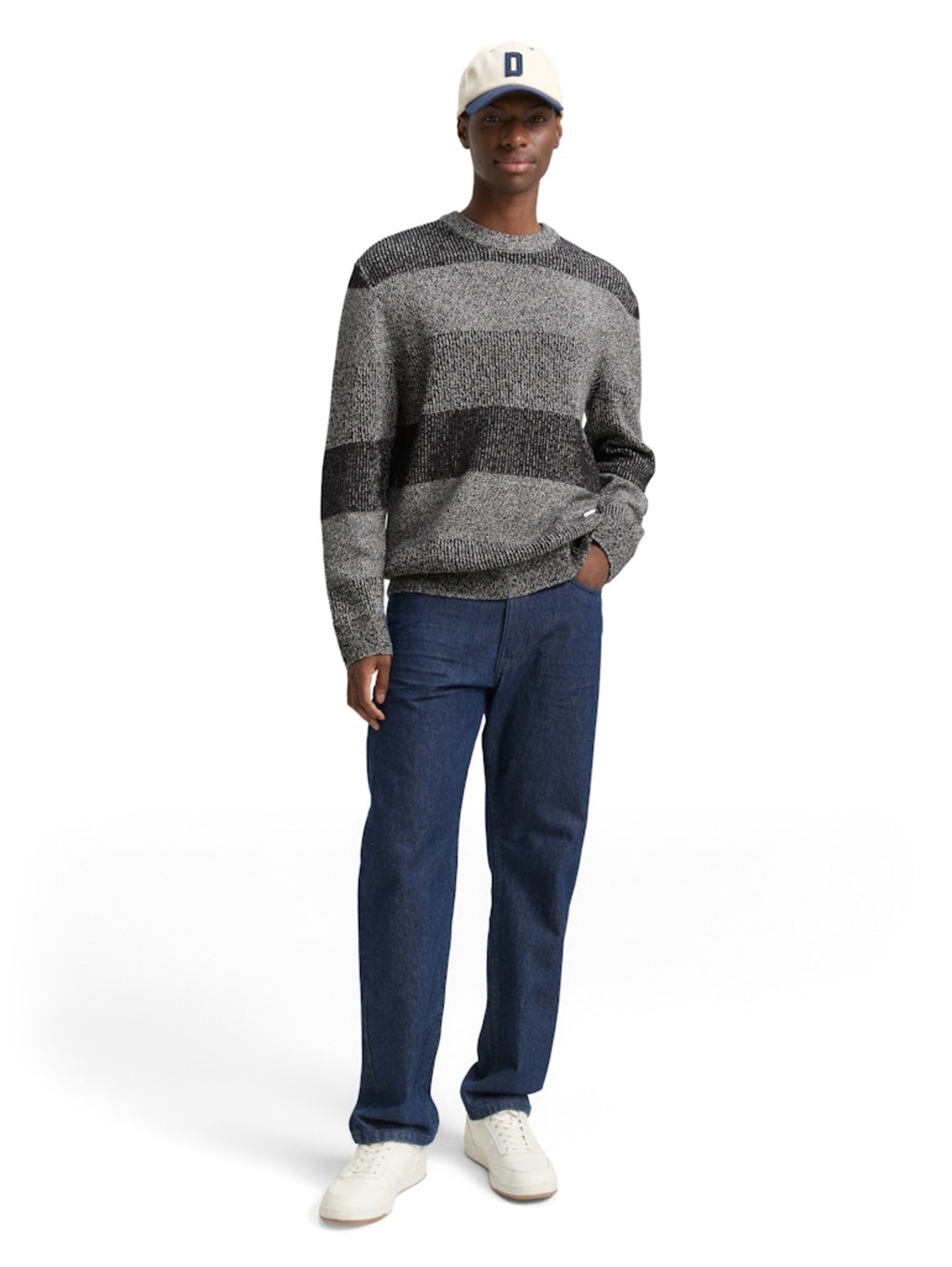 TOM TAILOR DENIM Trui in Grijs