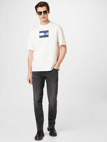 T-Shirt 'Tartan' Tommy Jeans en blanc