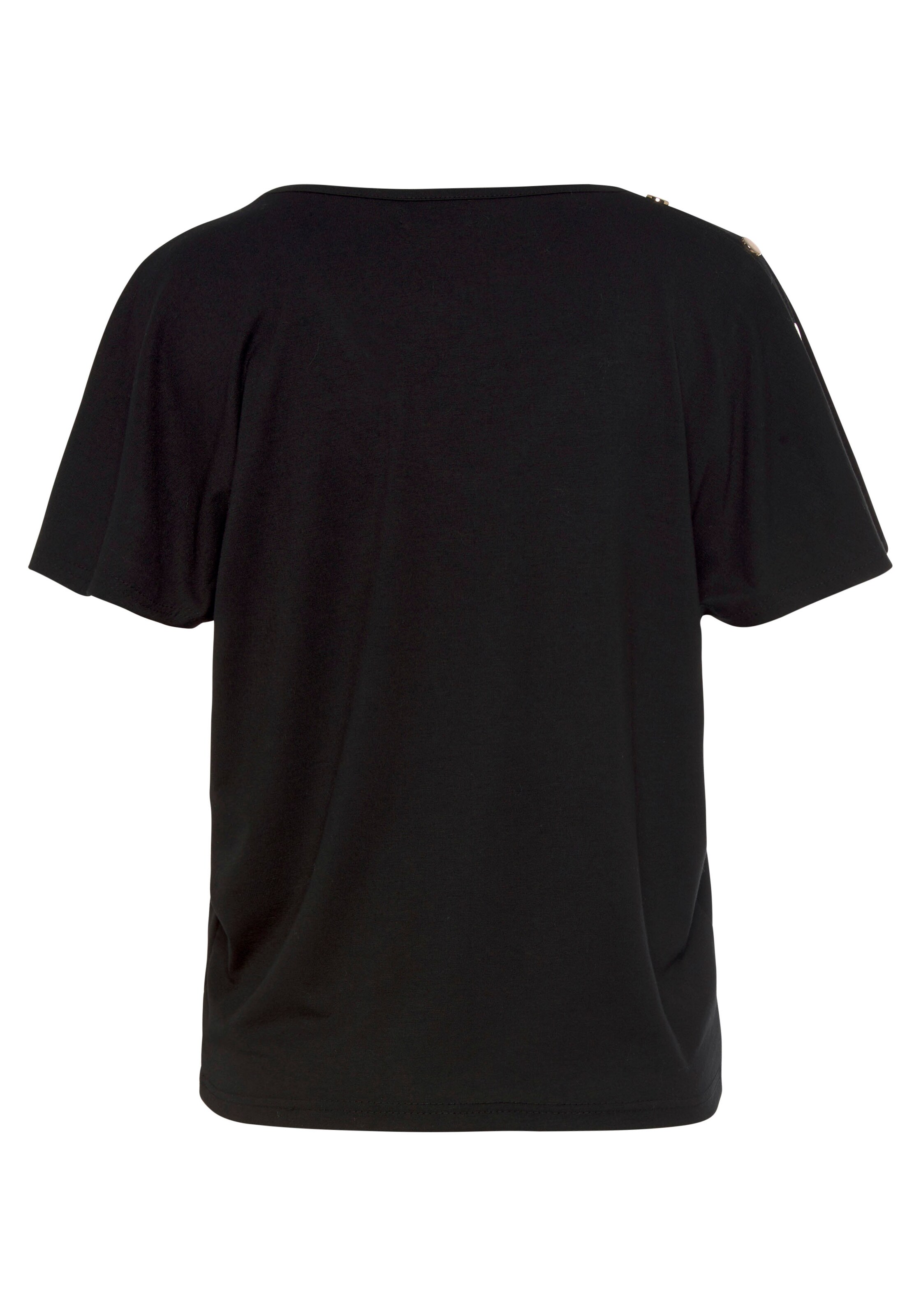 LASCANA Shirt in Black