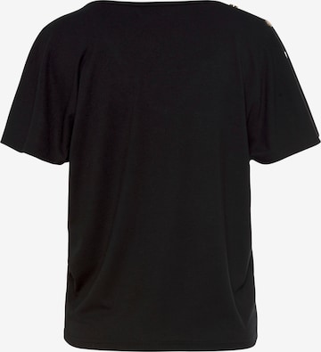 LASCANA T-shirt i svart