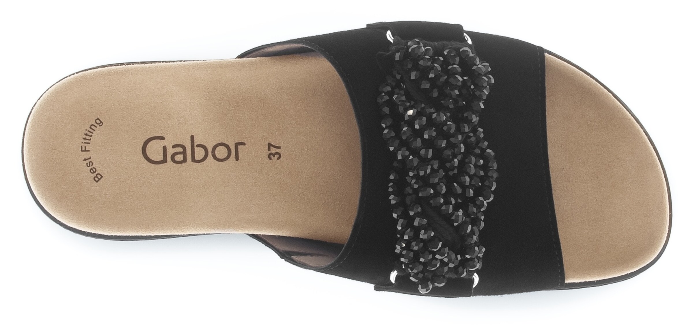 GABOR Pantolette in Schwarz