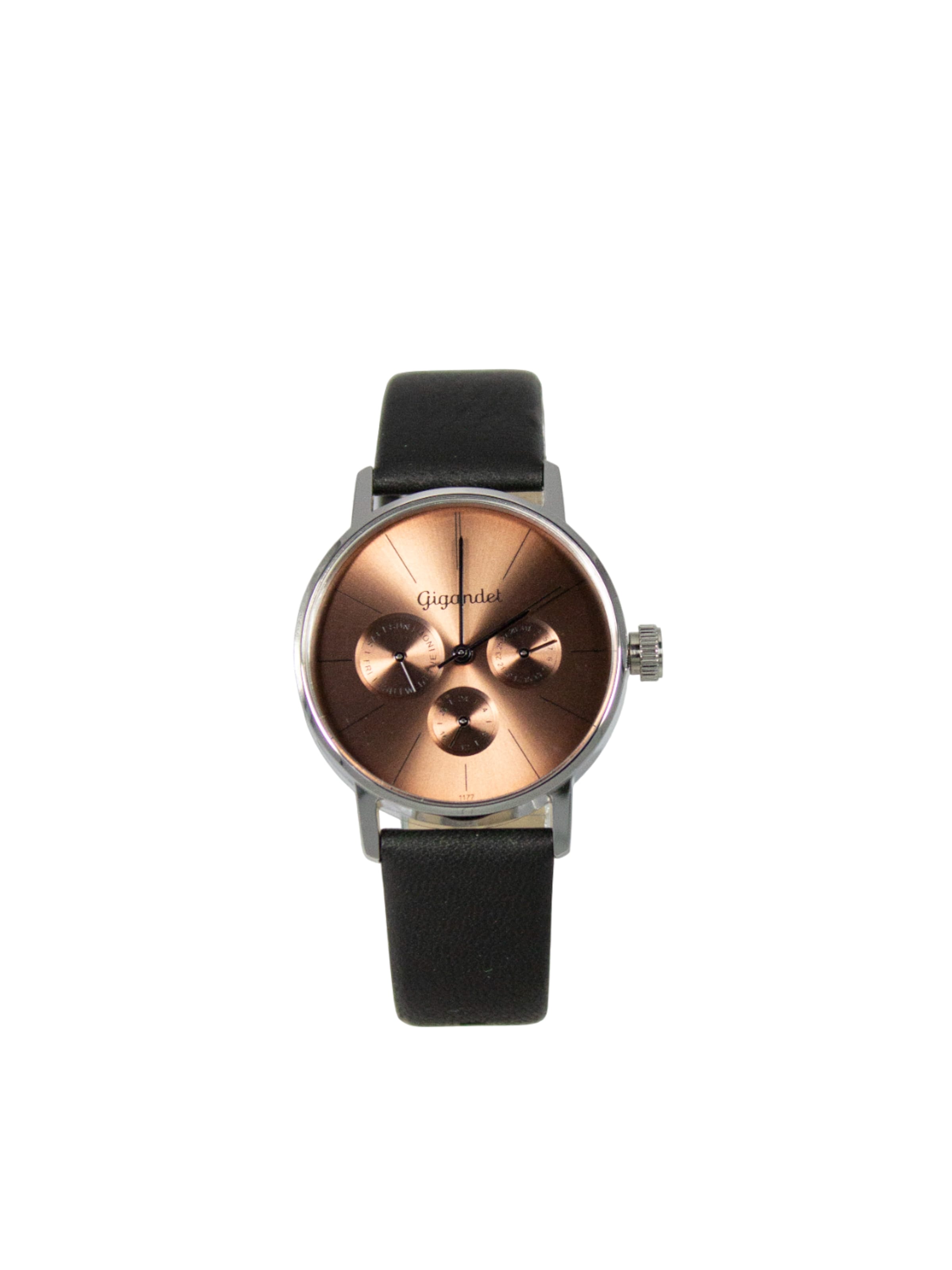 Gigandet Analog Watch 'MINIMALISM' in Brown: front