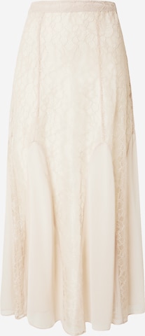 TOPSHOP Kjol i beige: framsida