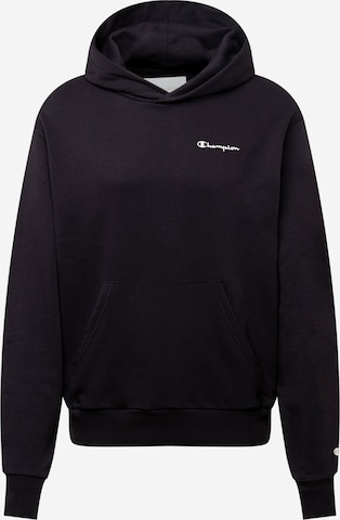 Champion Authentic Athletic Apparel Sweatshirt in Black: front