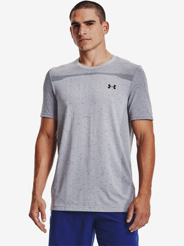 UNDER ARMOUR Funkční tričko – šedá: přední strana