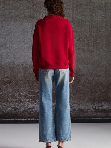 Sweat-shirt Grimelange en rouge