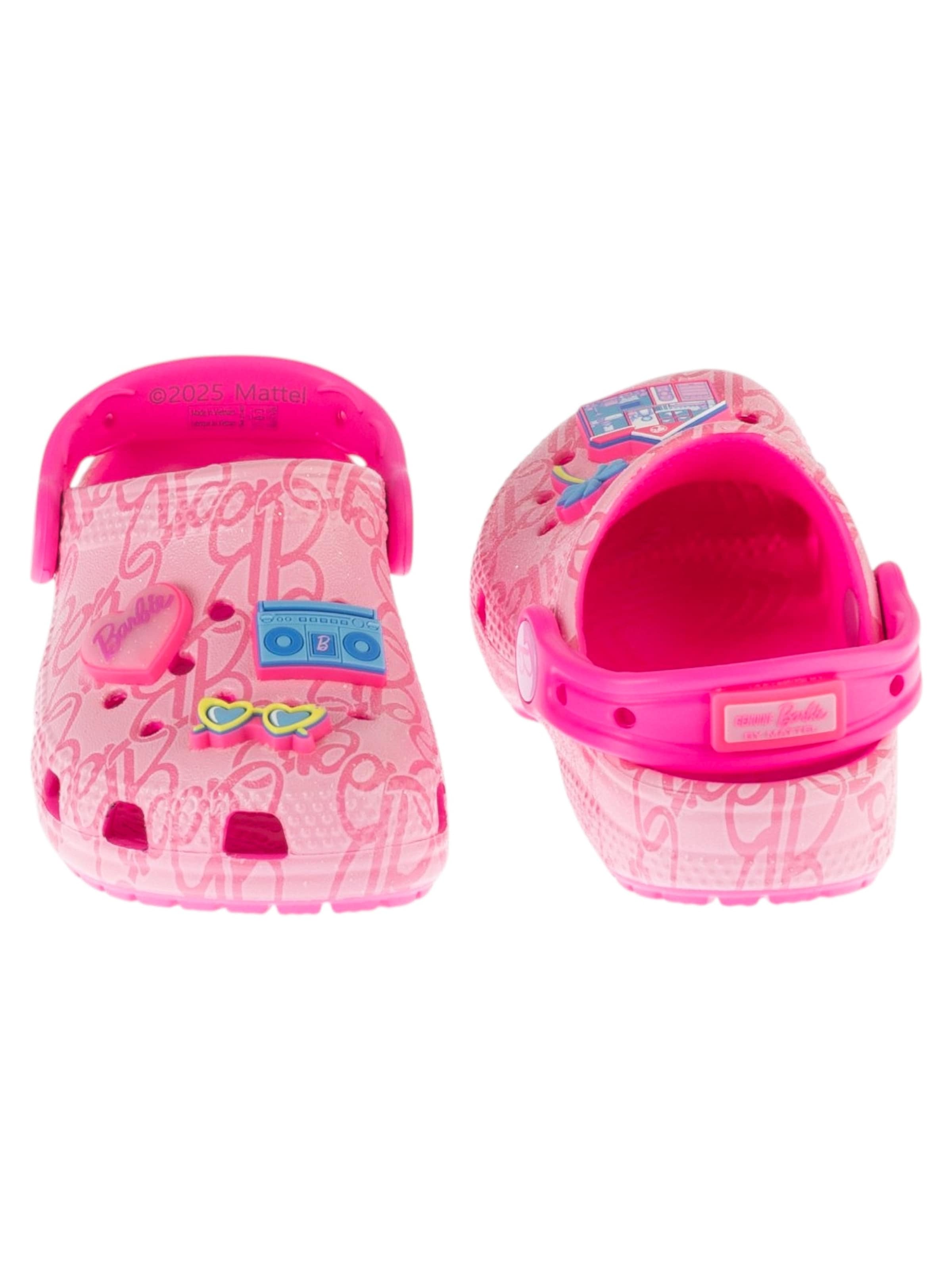 Crocs Sandal 'Crocs Classic Mattel Pink Barbie Clog T K' in Pink