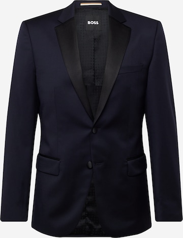 BOSS Black - Ajuste estrecho Chaqueta tipo saco para negocios 'H-Huge-Tux-N-B1' en azul: frente