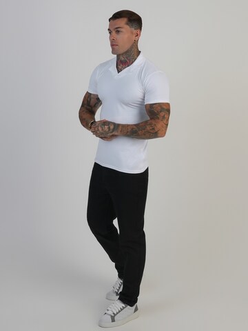 T-Shirt SikSilk en blanc
