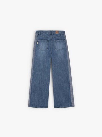 Scalpers Wide leg Jeans i blå