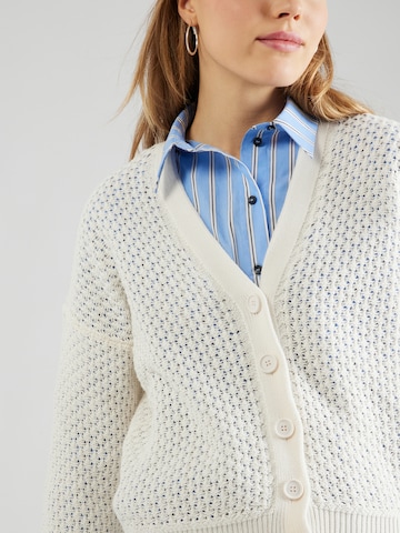 UNITED COLORS OF BENETTON Knit cardigan in White