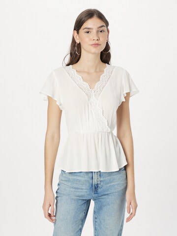 ABOUT YOU Shirt 'Elsa' in Wit: voorkant