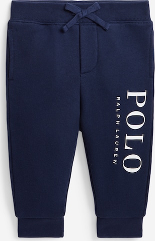 Effilé Pantalon 'ATHLETIC' Polo Ralph Lauren en bleu : devant