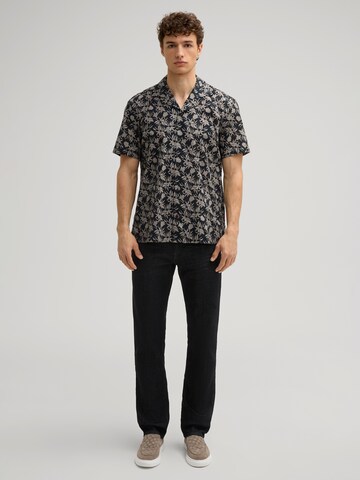 JOOP! Jeans Regular Fit Hemd 'Hanes' in Schwarz