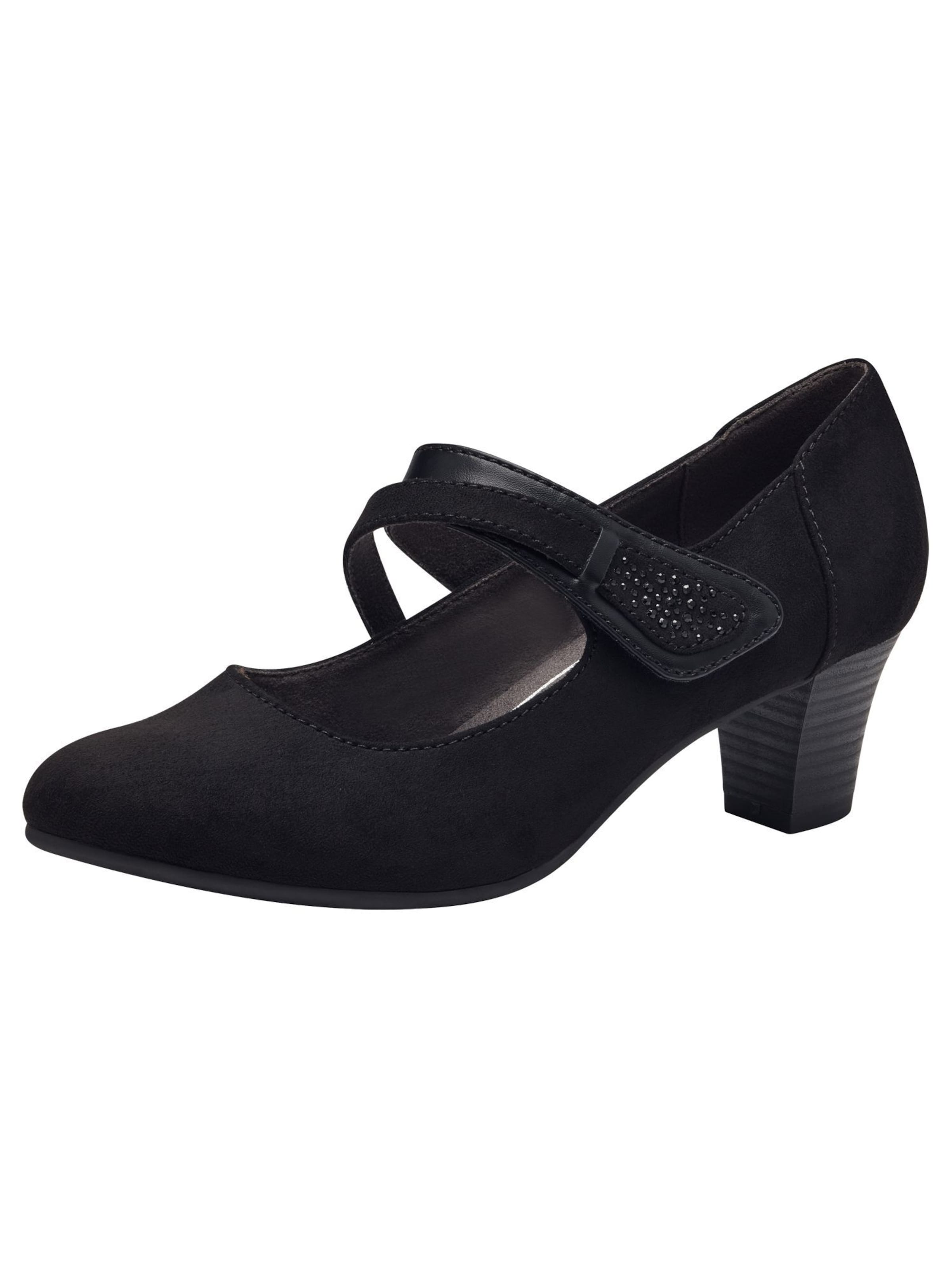 JANA Slingback pumps in Black: front