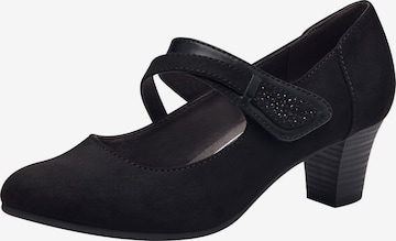 Décolleté sling di JANA in nero: frontale
