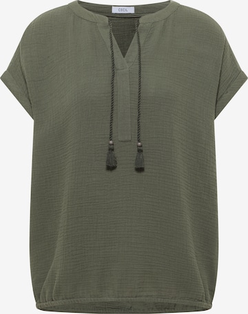 CECIL Blouse in Green: front