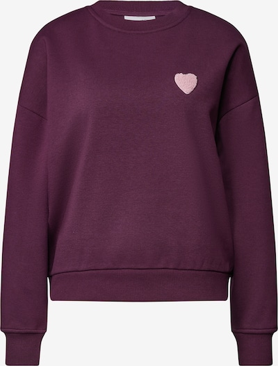 STREET ONE Loose Fit Sweatshirt mit Patch Detail in XS in beere, Produktansicht