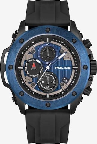 POLICE Analog watch 'Clout' in Blue: front
