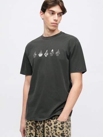 juoda Volcom Marškinėliai 'LUNAR PHASES'
