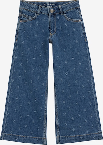 WE Fashion Wide leg Jeans in Blue: front