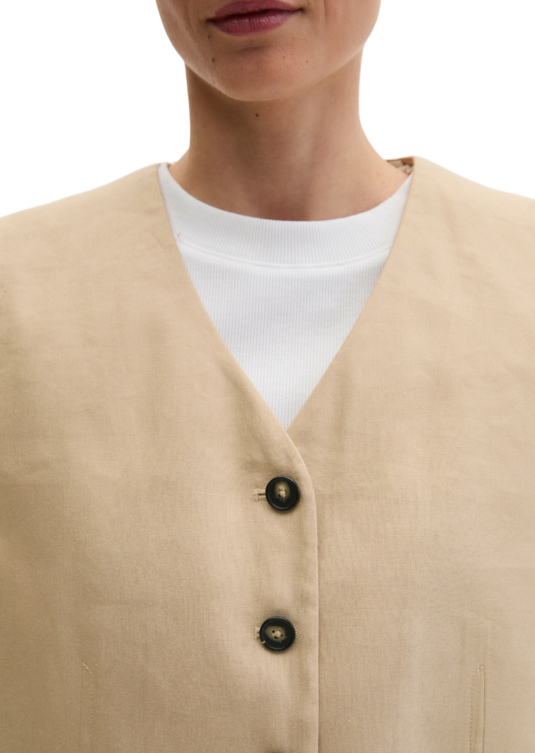 Marc O'Polo Gilet in Beige