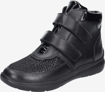 WALDLÄUFER Ankle Boots in Black: front