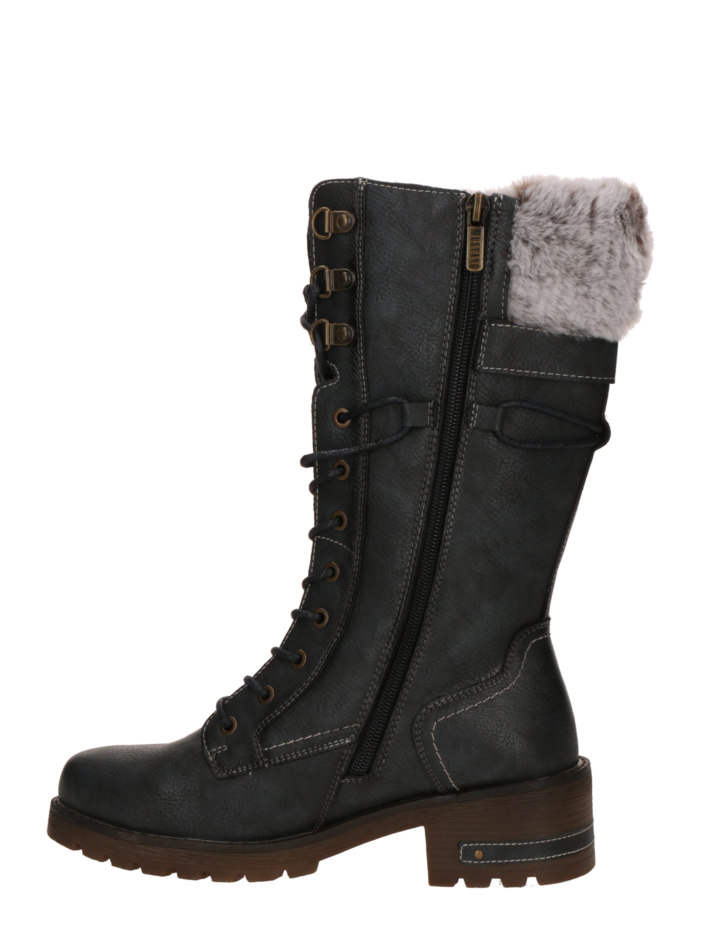 Bottes à lacets MUSTANG en bleu