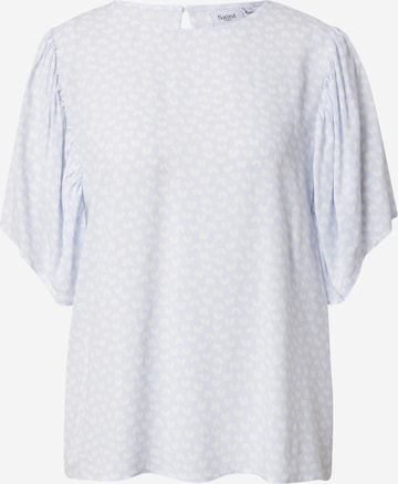 SAINT TROPEZ - Blusa 'May' en azul: frente