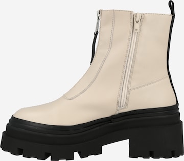 River Island Ankle Boots in Beige