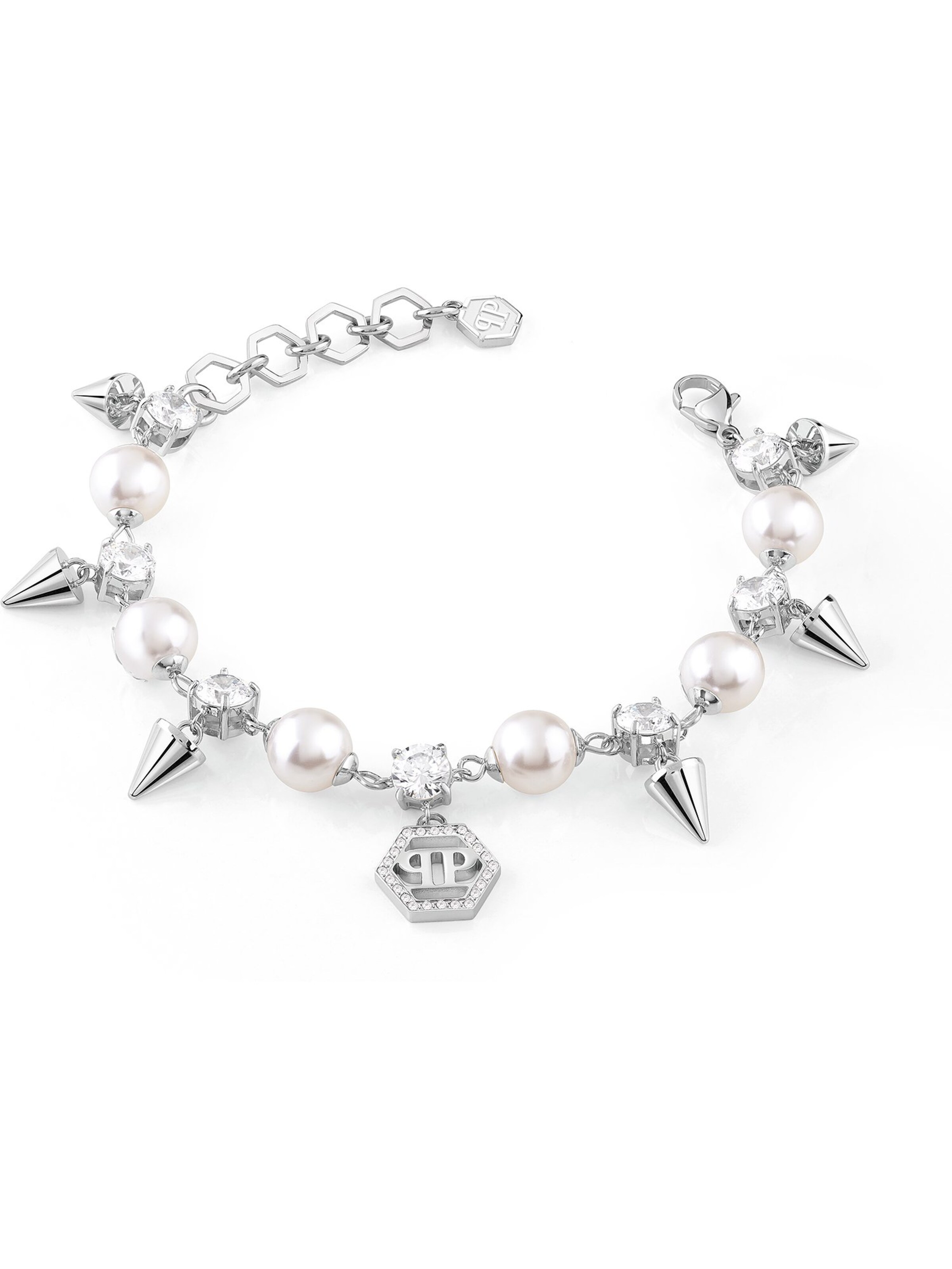 Bracelet Philipp Plein en argent : devant