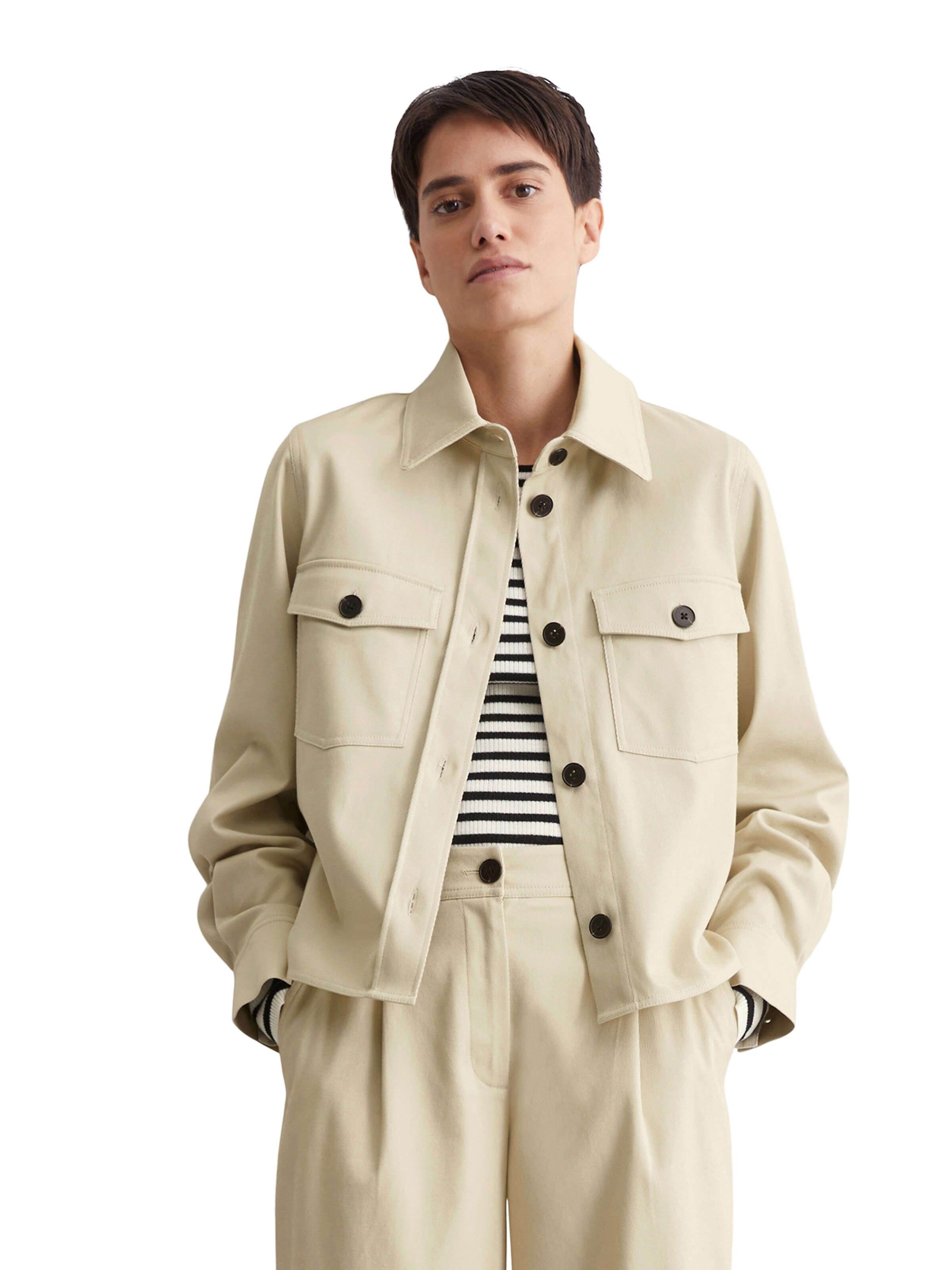 Marc O'Polo Jacke in Beige: Vorderseite