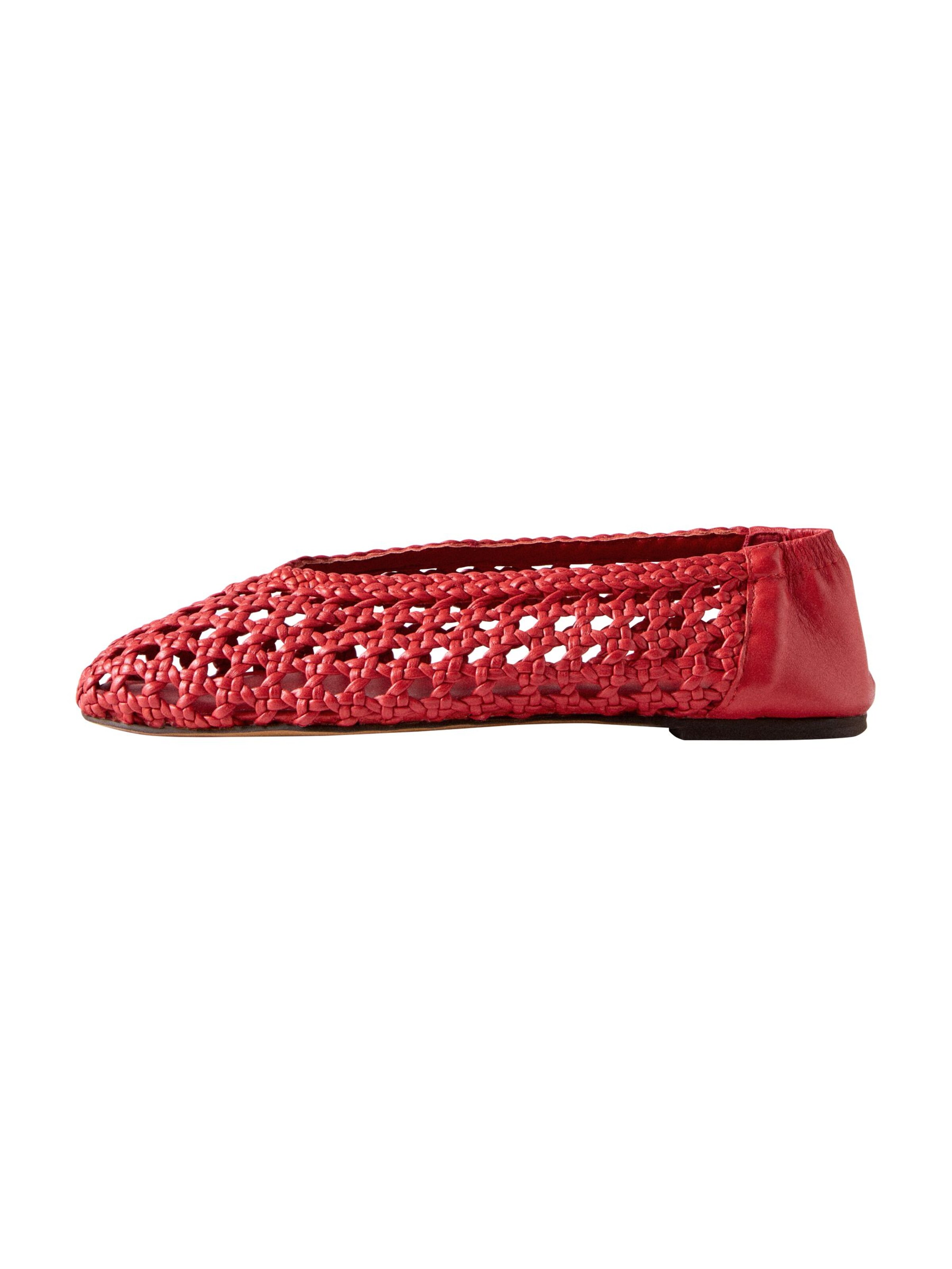 Ballerines The Set en rouge : devant